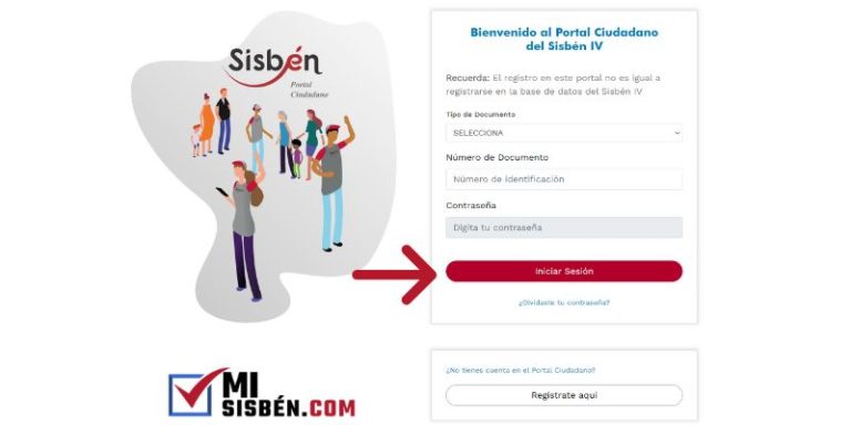 Portal Ciudadano Sisbén 4 - Cómo Registrarse En Línea