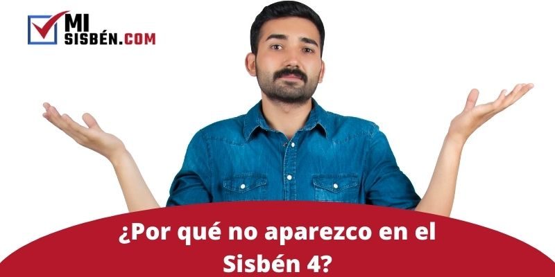 por que no salgo en el sisben 4